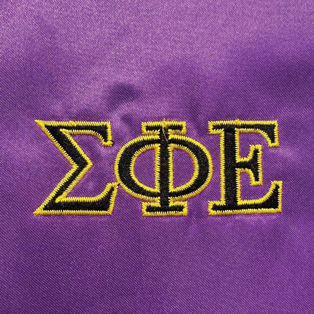 SigEp Embroidered Stole