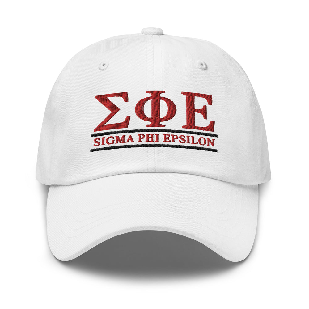 
                  
                    SigEp Letters Hat in White
                  
                