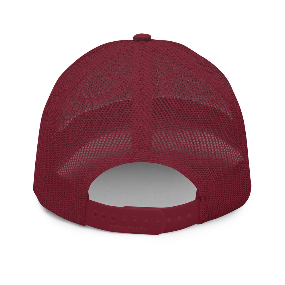 SigEp Letters Trucker Hat in Cardinal