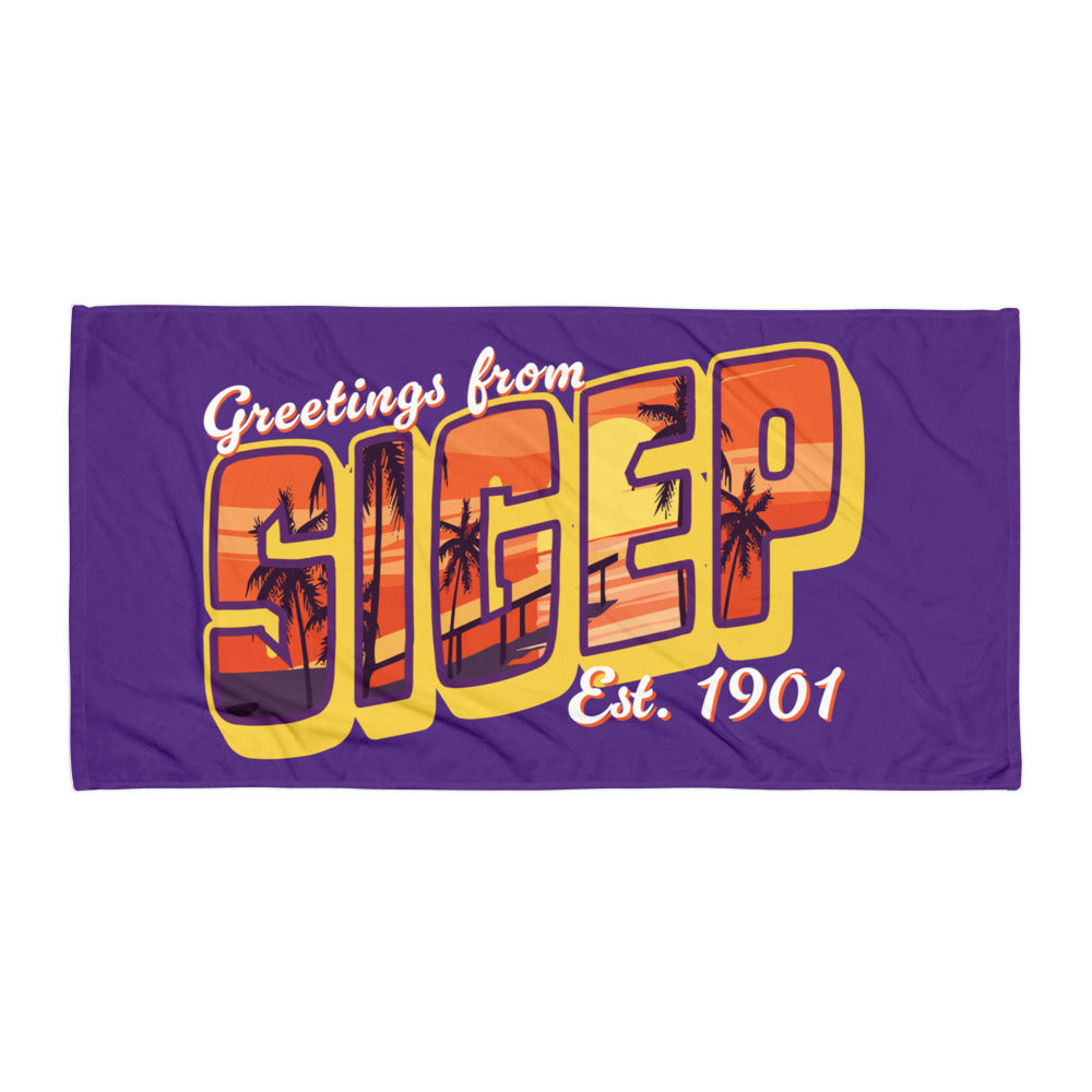LIMITED RELEASE: SigEp Beach Towel