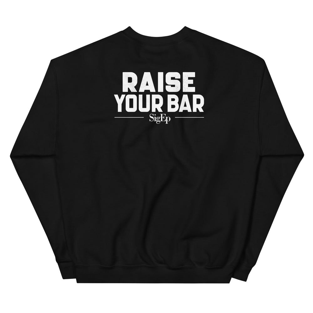 
                      
                        SigEp Raise Your Bar Bold Crewneck
                      
                    