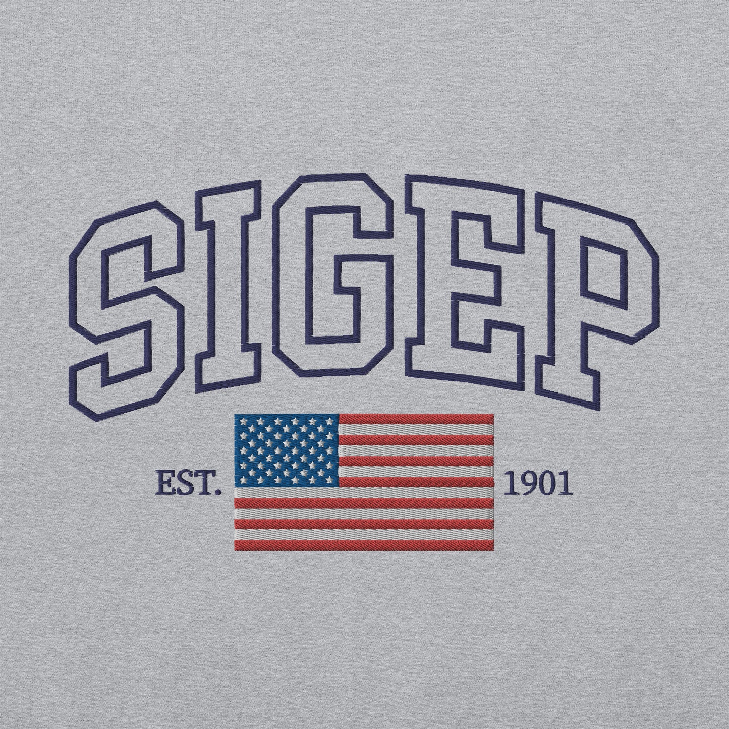 LIMITED RELEASE: SigEp Americana Embroidered Crewneck