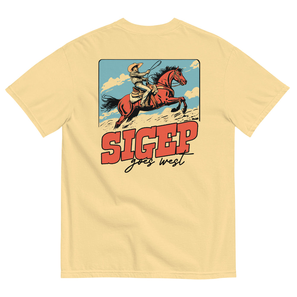 
                      
                        Drop 007: SigEp Western T-Shirt by Comfort Colors
                      
                    