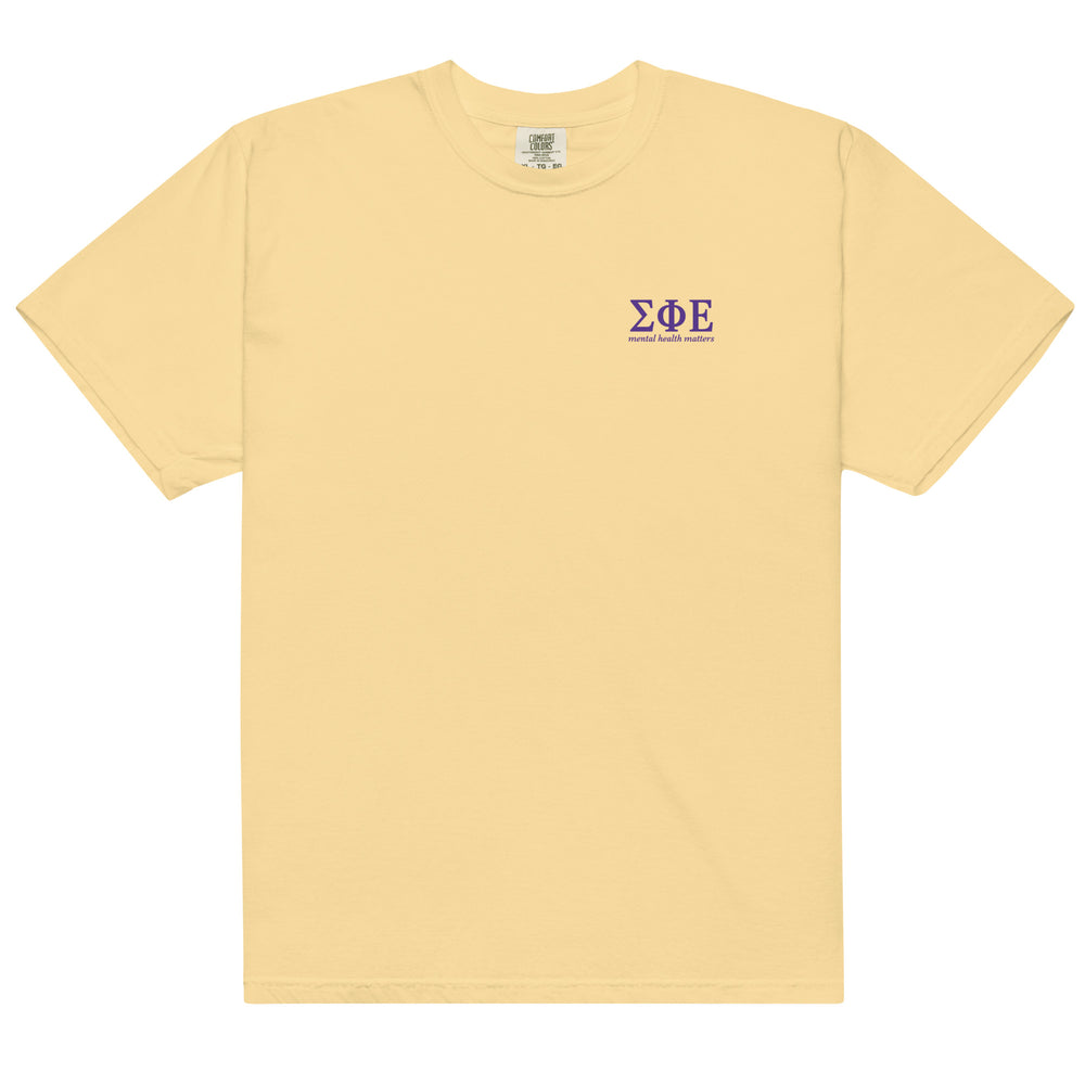 SigEp Mental Health Matters T-Shirt by Comfort Colors